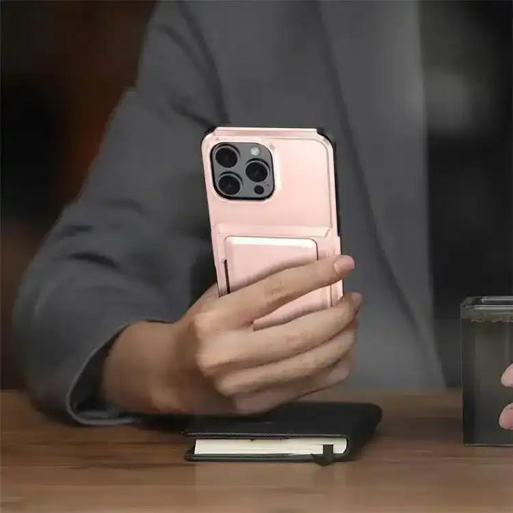 Kalebol Flip Card Wallet Holder Shockproof Phone Case Kalebol