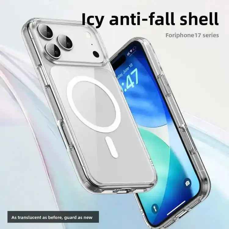 Kalebol Ice-clear MagSafe Anti-drop Phone Case