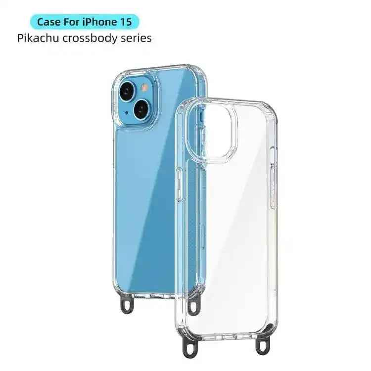 Kalebol Minimalist High Transparency Multi Color Lanyard Hole Phone Case