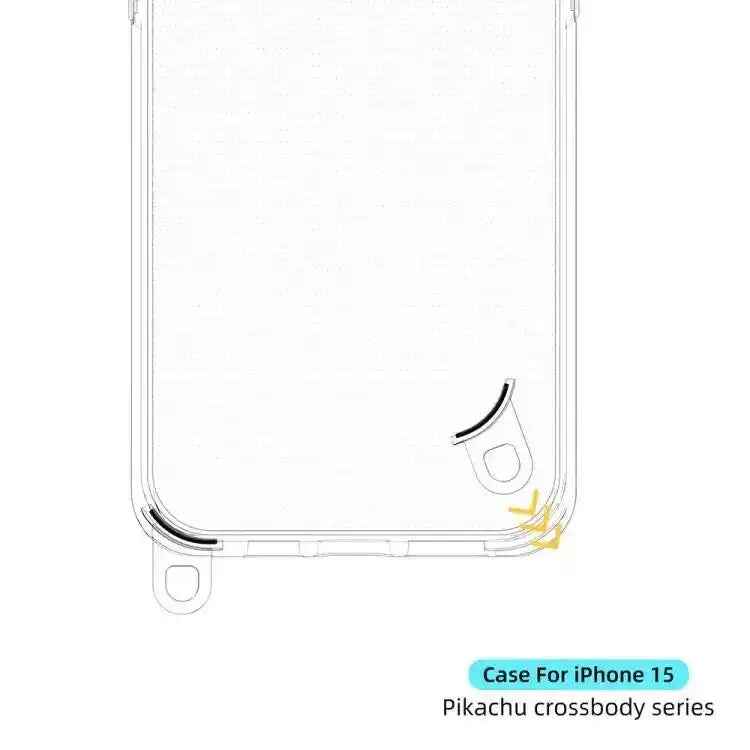 Kalebol Minimalist High Transparency Multi Color Lanyard Hole Phone Case