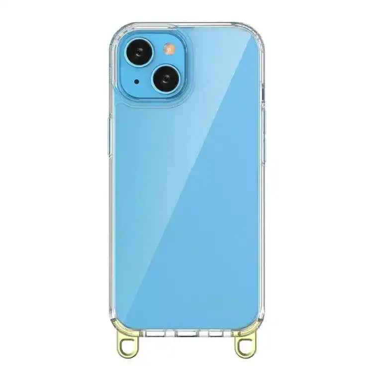 Kalebol Minimalist High Transparency Multi Color Lanyard Hole Phone Case