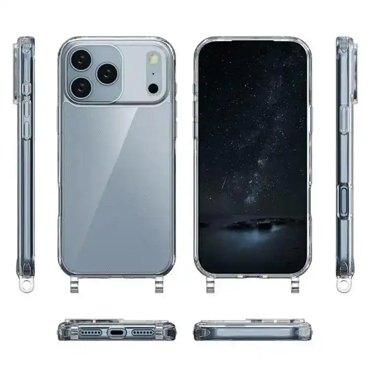 Kalebol Minimalist Transparent Lanyard Integrated Phone Case Kalebol