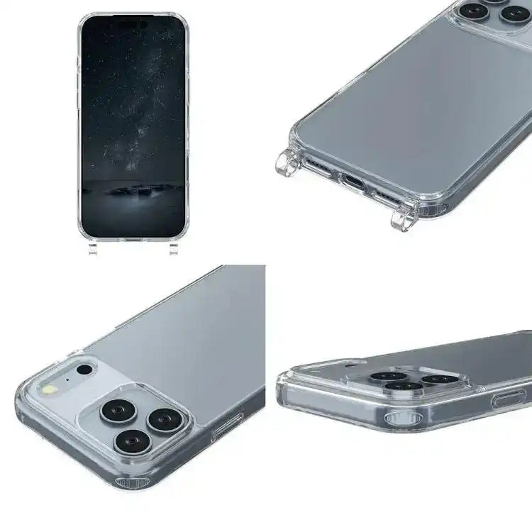 Kalebol Minimalist Transparent Lanyard Integrated Phone Case Kalebol