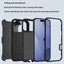 Kalebol Shockproof PC Hybrid TPU Phone Case with Back Clip