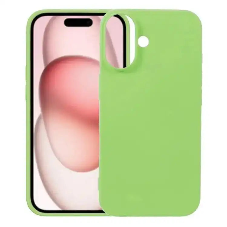 Kalebol Solid Color Simple All-inclusive Liquid Silicone Phone Case Kalebol