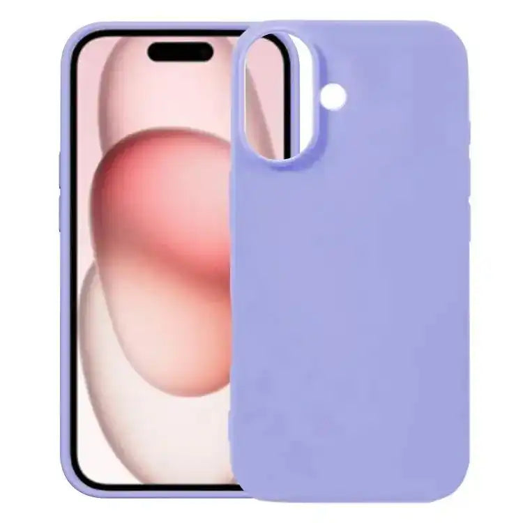 Kalebol Solid Color Simple All-inclusive Liquid Silicone Phone Case Kalebol