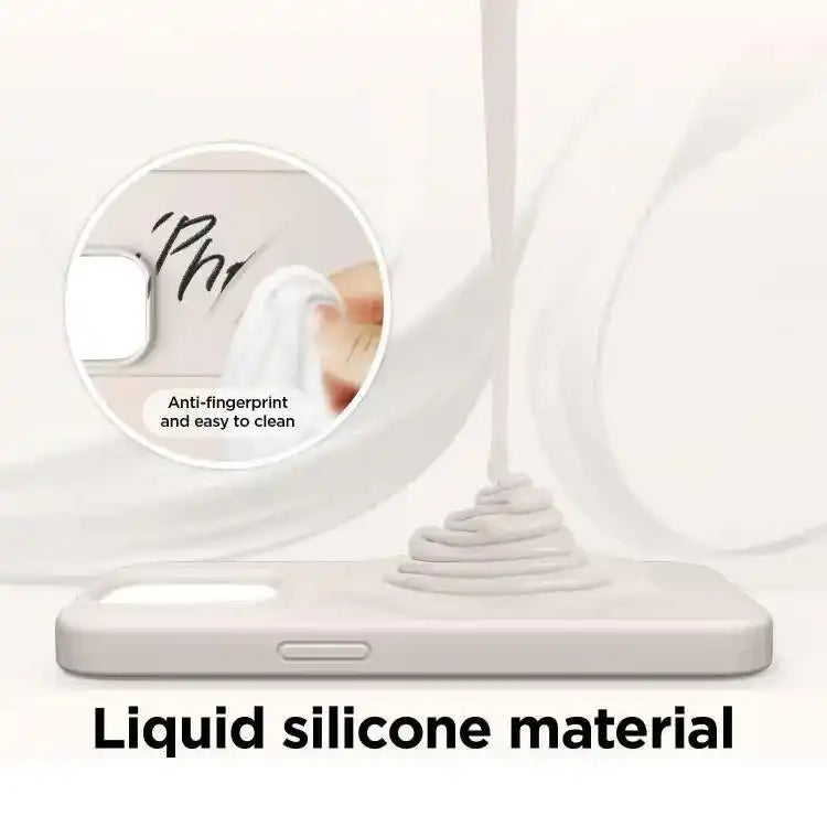 Kalebol Solid Color Simple All-inclusive Liquid Silicone Phone Case Kalebol