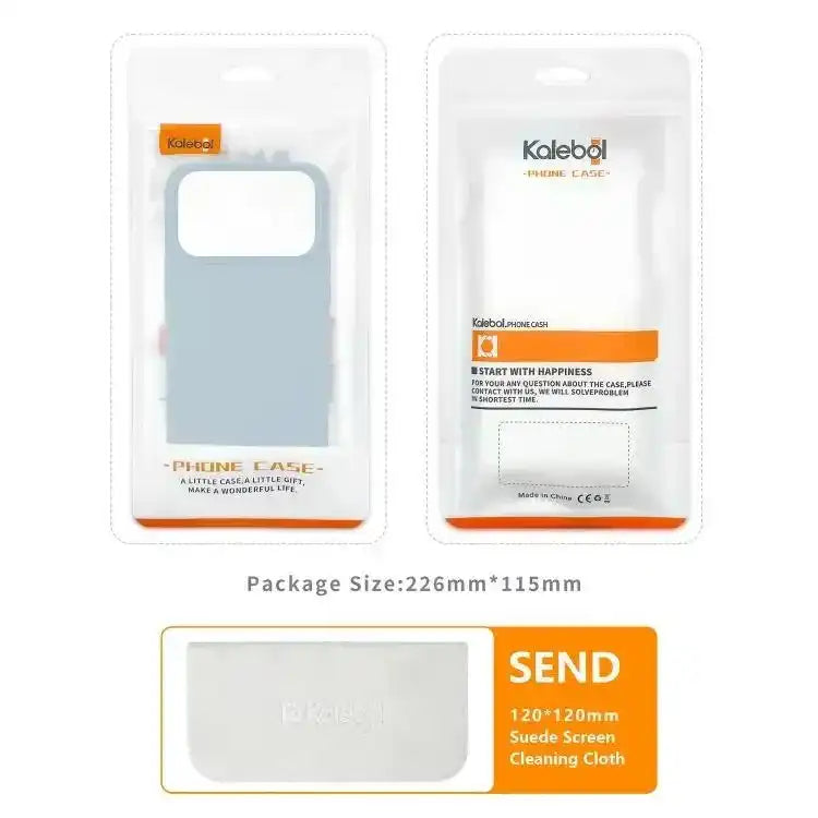 Kalebol Solid Color Simple All-inclusive Liquid Silicone Phone Case Kalebol