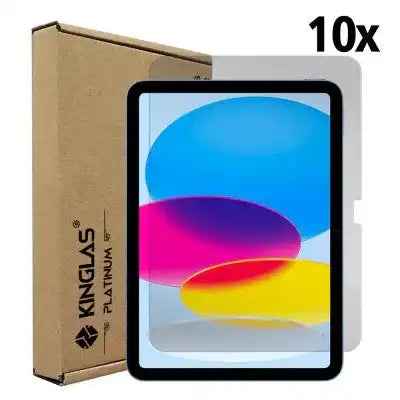 Kinglas 10 Packs Tempered Glass Screen Protector For iPad (2022) (with Wholesale Package) Kinglas