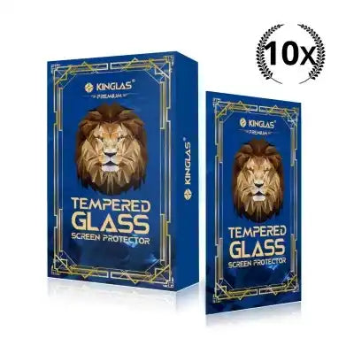 Kinglas 10 Packs Tempered Glass Screen Protector Retail Package For iPhone 6 6s 7 8 with Retail Package Kinglas