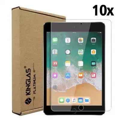 Kinglas 10 Packs Tempered Glass Screen Protector for iPad Pro 12.9 (2015) Pro 12.9 (2017) (Include Wholesale Package) Kinglas