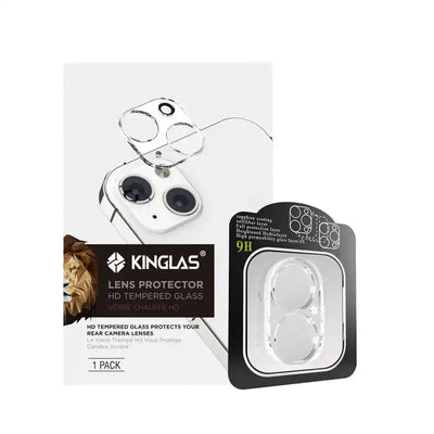 Kinglas 3D Transparent Camera Lens Protector Film for iPhone 16 / 16 Plus Kinglas