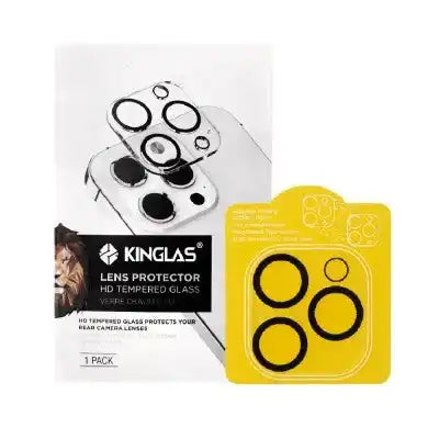 Kinglas Back Camera Lens HD Tempered Glass+Black Circle for iPhone 12 Pro Max Kinglas
