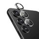 Kinglas Metal Ring HD Tempered Glass Camera Lens Protector Film for Samsung Galaxy S25