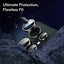 Kinglas Metal Ring HD Tempered Glass Camera Lens Protector Film for Samsung Galaxy S25