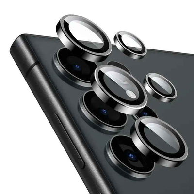 Kinglas Metal Ring HD Tempered Glass Camera Lens Protector Film for Samsung Galaxy S25 Ultra