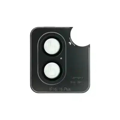 Kinglas Metal Ring HD Tempered Glass Camera Lens Protector Film for iPhone 16 / 16 Plus Kinglas