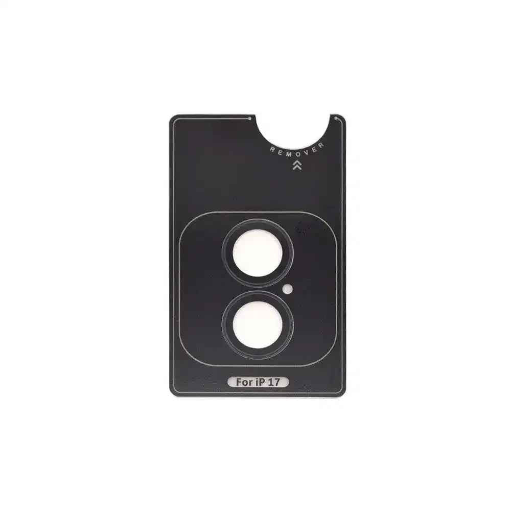 Kinglas Metal Ring HD Tempered Glass Camera Lens Protector Film for iPhone 17 Kinglas