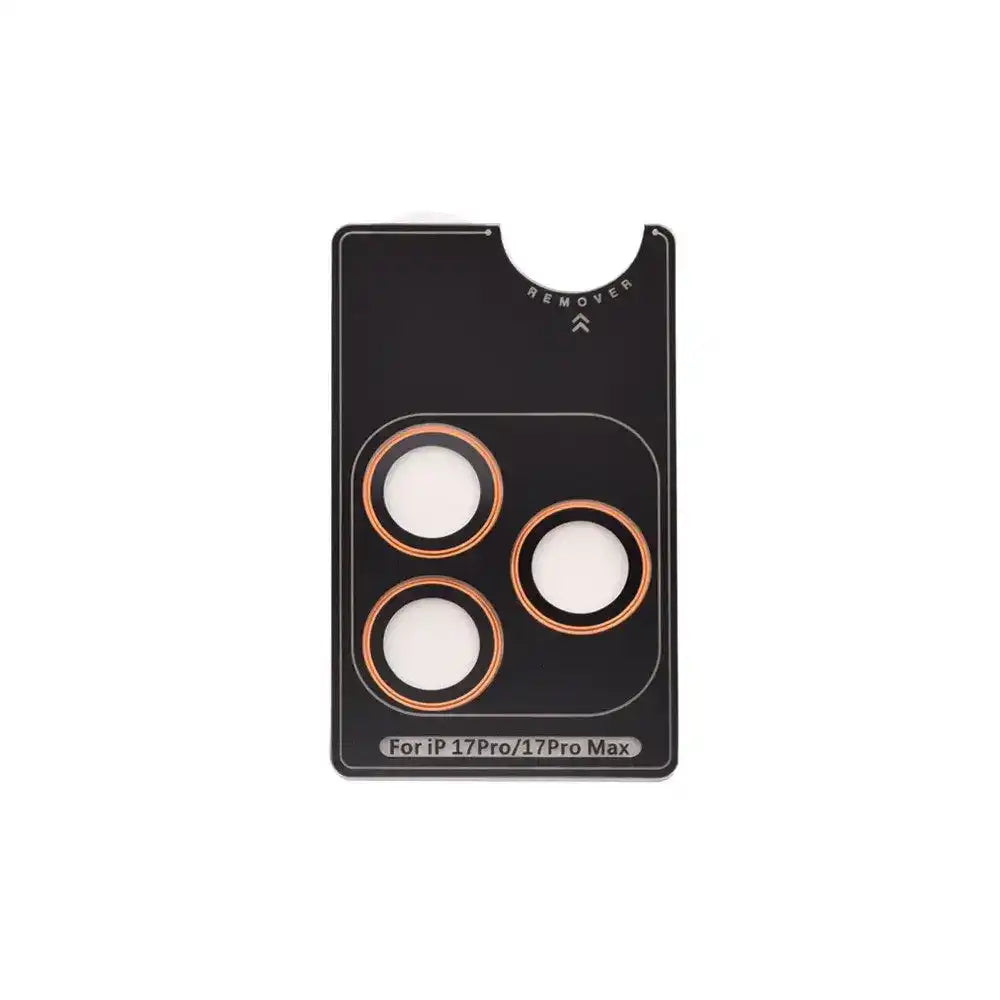 Kinglas Metal Ring HD Tempered Glass Camera Lens Protector Film for iPhone 17 Pro / Pro Max Kinglas