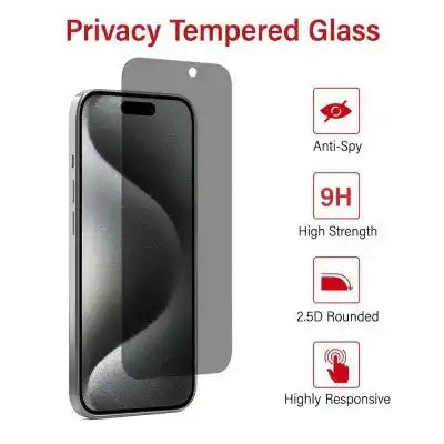 Kinglas Privacy Tempered Glass Screen Protector For iPhone 14 Pro Max Kinglas