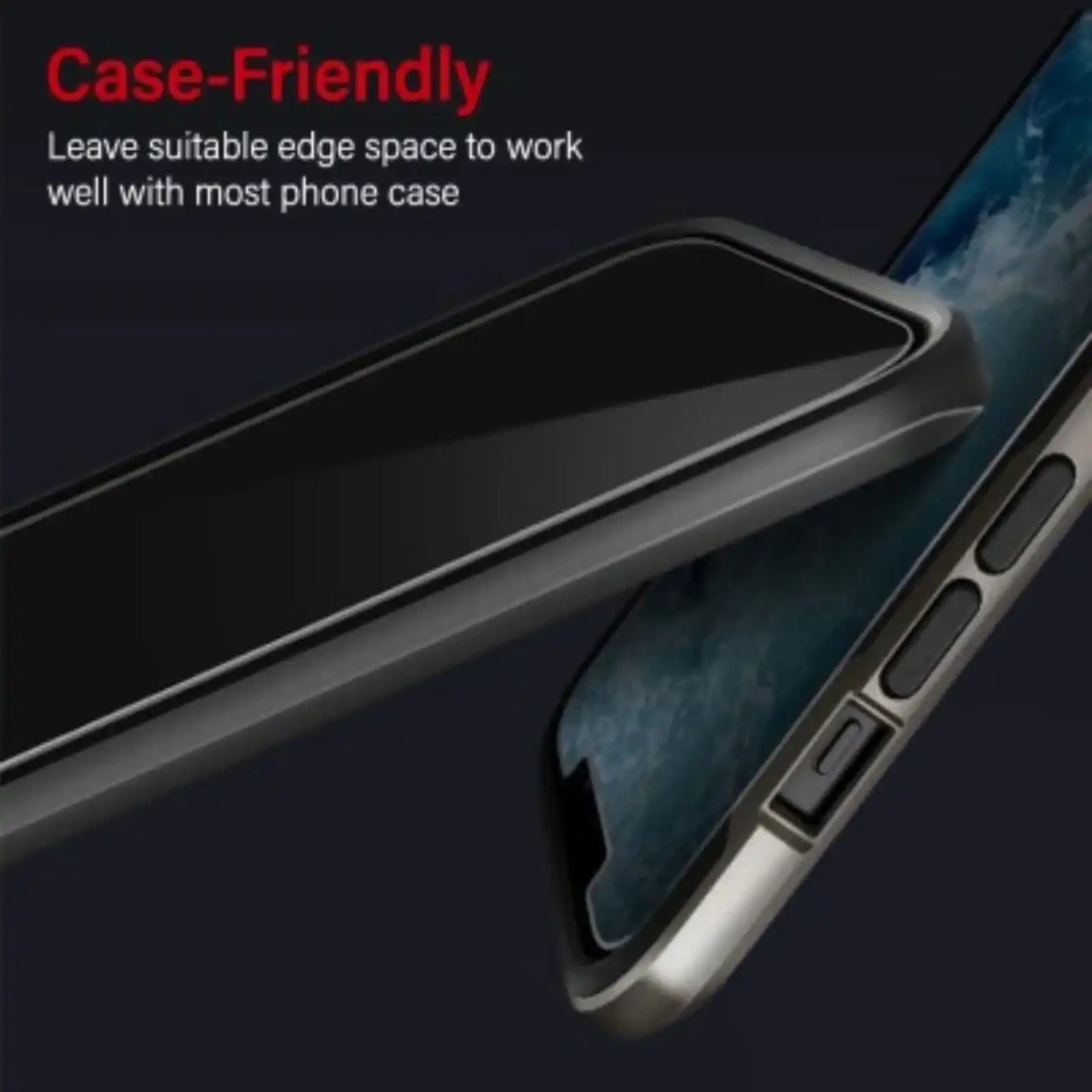 Kinglas Privacy Tempered Glass Screen Protector For iPhone X XS 11 Pro Kinglas