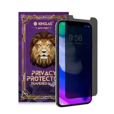 Kinglas Privacy Tempered Glass Screen Protector For iPhone XS Max 11 Pro Max