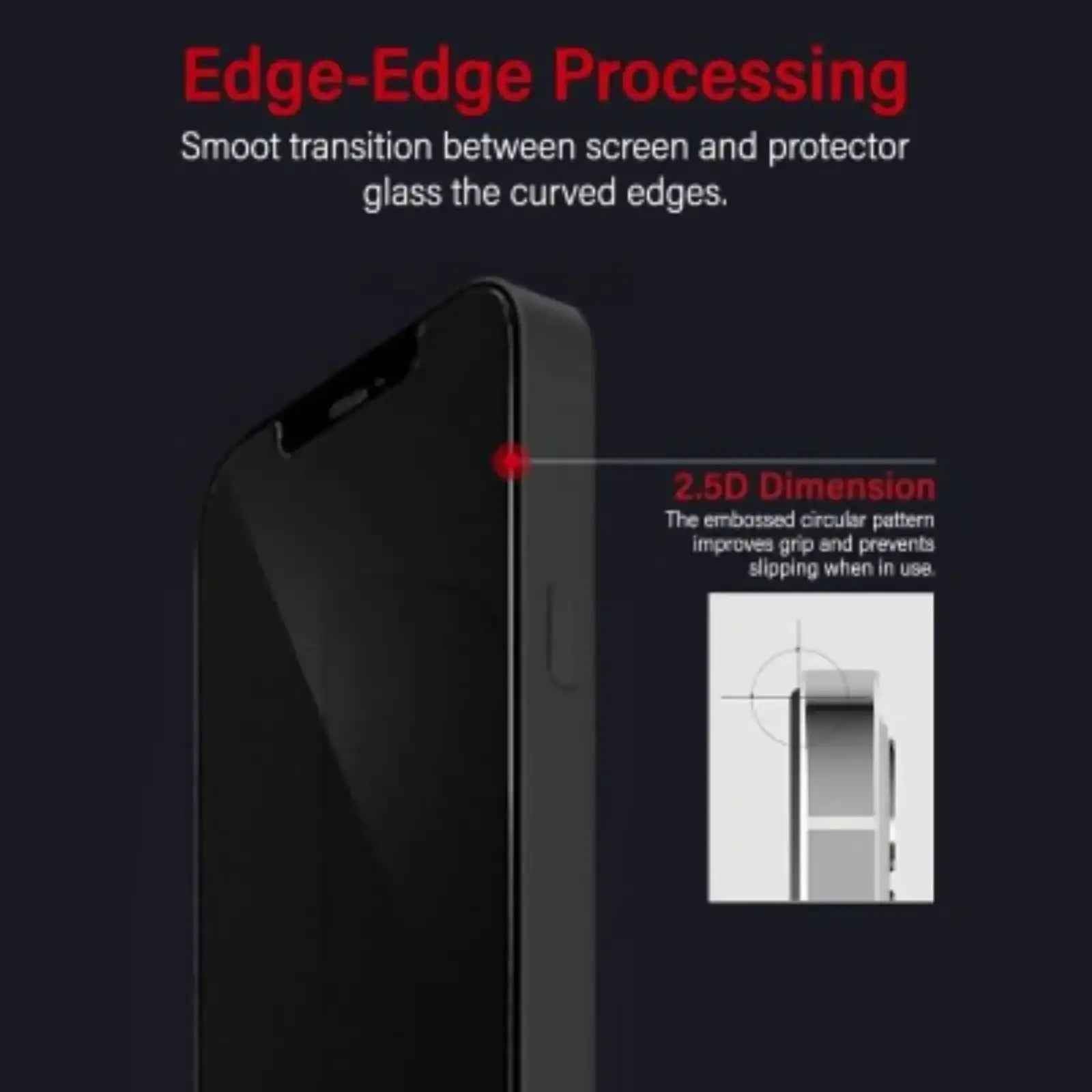 Kinglas Privacy Tempered Glass Screen Protector For iPhone XS Max 11 Pro Max