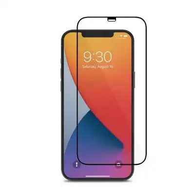 Kinglas Screen Printing Full Screen Black Edge Tempered Glass Screen Protector For iPhone 12 Pro Max Kinglas