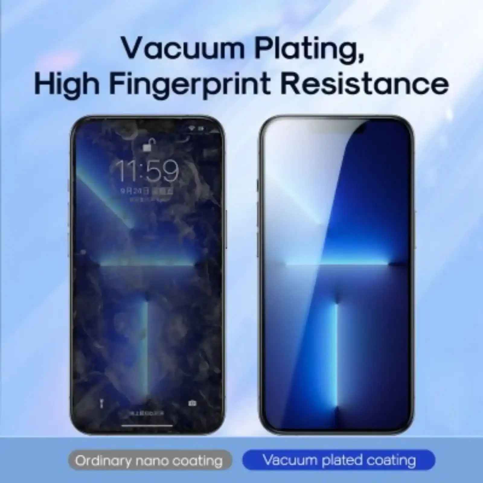 Kinglas Screen Printing Full Screen Black Edge Tempered Glass Screen Protector For iPhone 7 8 SE (2020) SE (2022)