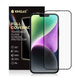 Kinglas Screen Printing Full Screen Black Edge Tempered Glass Screen Protector for iPhone 13 13 Pro 14