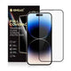 Kinglas Screen Printing Full Screen Black Edge Tempered Glass Screen Protector for iPhone 14 Pro