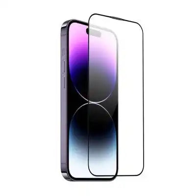 Kinglas Screen Printing Full Screen Black Edge Tempered Glass Screen Protector for iPhone 14 Pro Max Kinglas