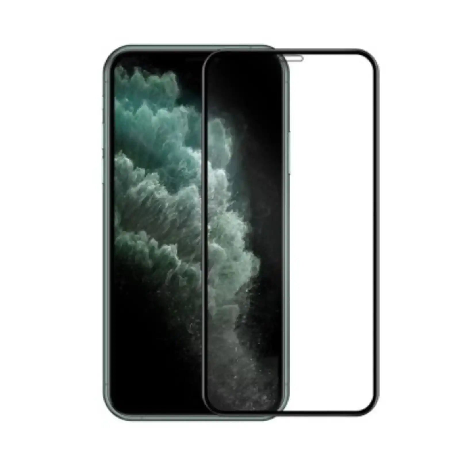 Kinglas Screen Printing Full Screen Black Edge Tempered Glass Screen Protector for iPhone X XS 11 Pro Kinglas