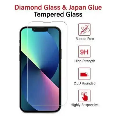 Kinglas Tempered Glass Screen Protector For iPhone 13 Pro Max 14 Max (Plus) (Diamond Glass & Japan Glue Upgrade) Kinglas