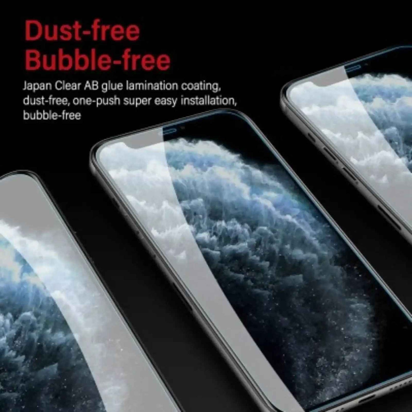 Kinglas Tempered Glass Screen Protector For iPhone 13 mini (Diamond Glass & Japan Glue Upgrade)