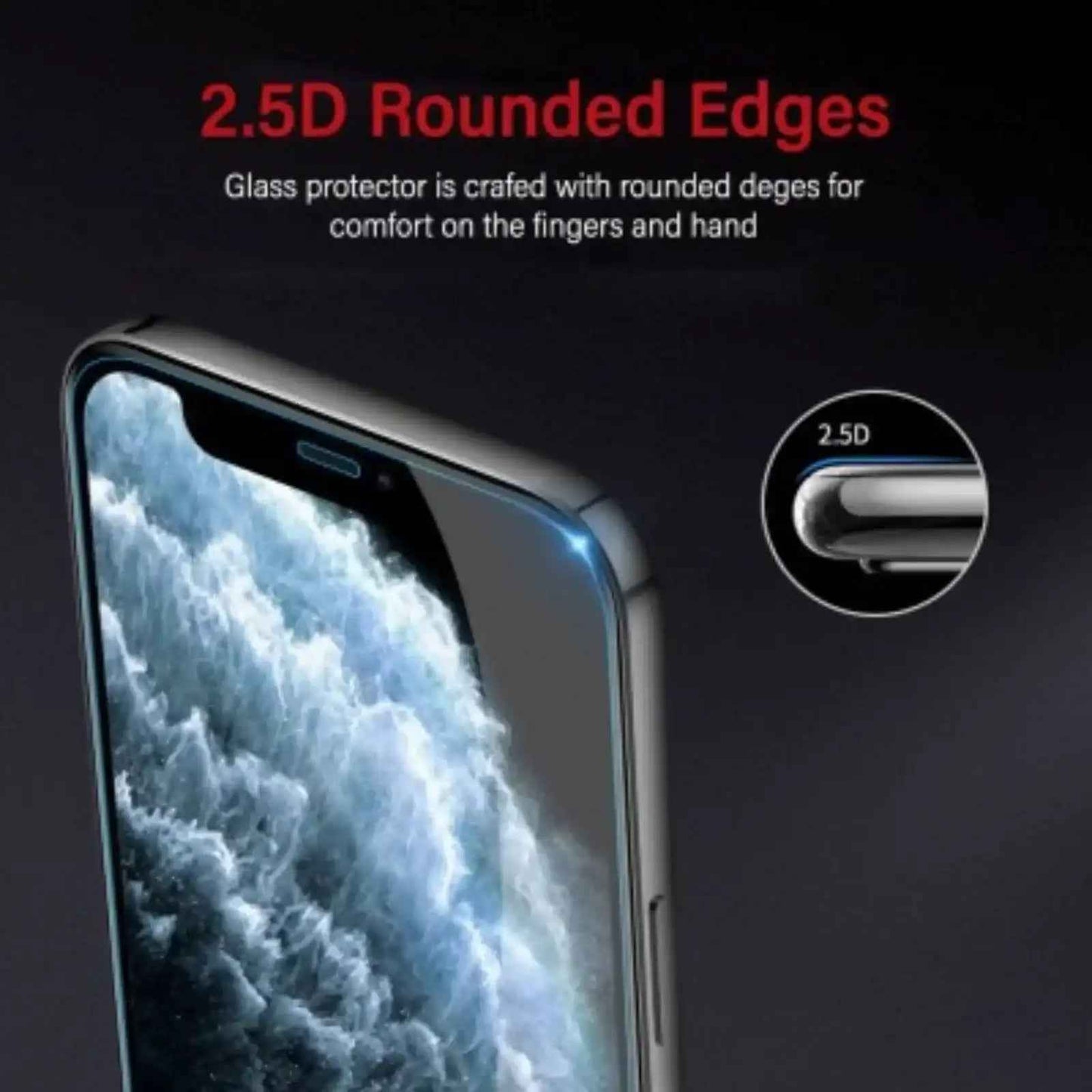 Kinglas Tempered Glass Screen Protector For iPhone 13 mini (Diamond Glass & Japan Glue Upgrade)