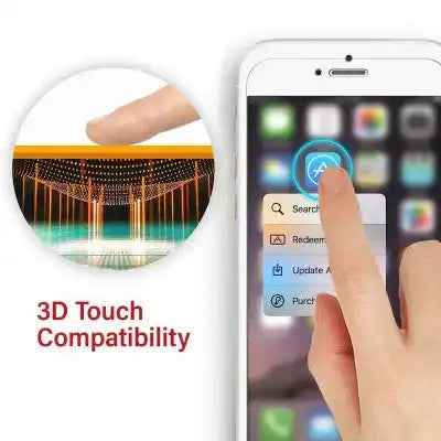 Kinglas Tempered Glass Screen Protector For iPhone 6 6S 7 8 (Diamond Glass & Japan Glue Upgrade)