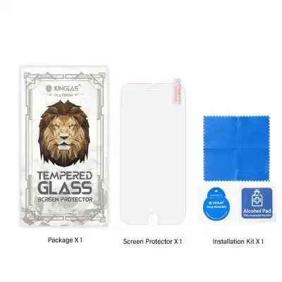 Kinglas Tempered Glass Screen Protector For iPhone 6 6S 7 8 (Diamond Glass & Japan Glue Upgrade)