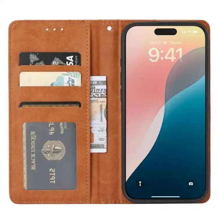 Knead Skin Texture Flip Leather Phone Case