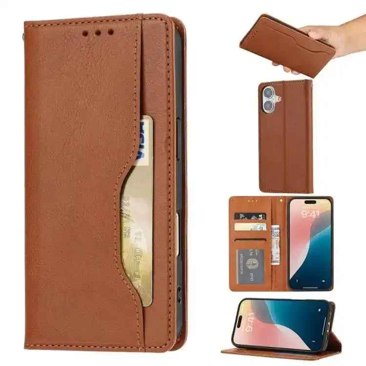 Knead Skin Texture Flip Leather Phone Case