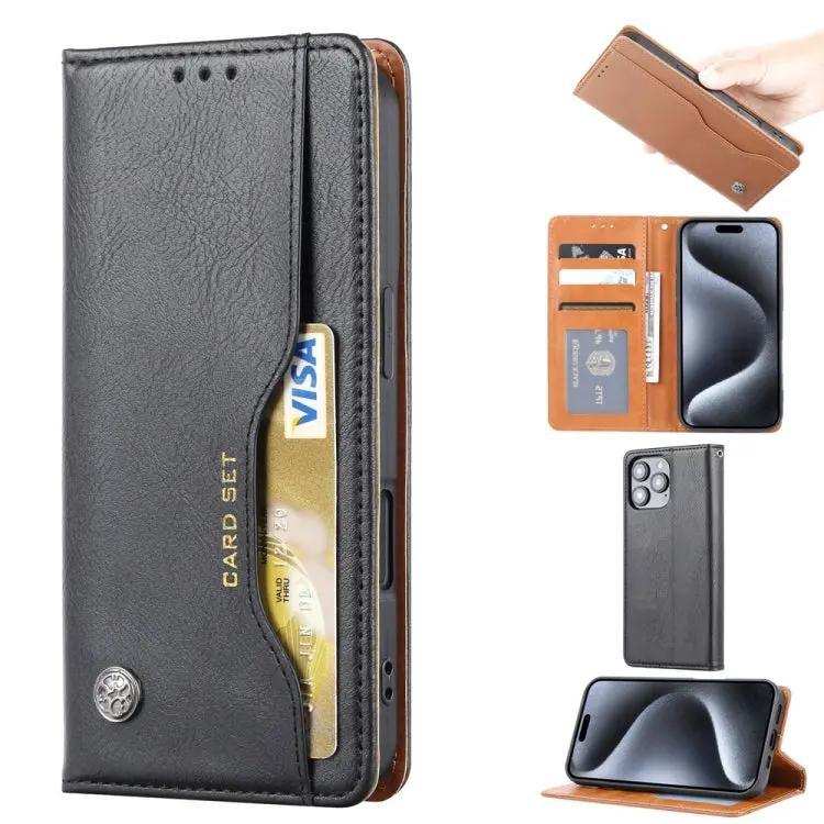 Knead Skin Texture Flip Leather Phone Case MyMobile