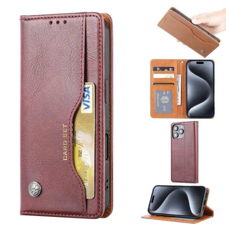 Knead Skin Texture Flip Leather Phone Case MyMobile
