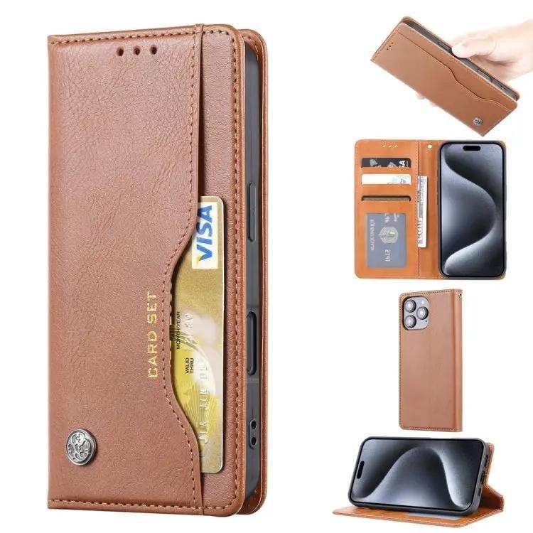 Knead Skin Texture Flip Leather Phone Case MyMobile