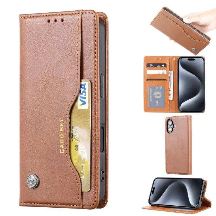 Knead Skin Texture Flip Leather Phone Case MyMobile