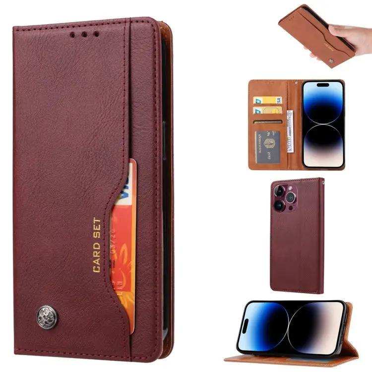 Knead Skin Texture Flip Leather Phone Case MyMobile