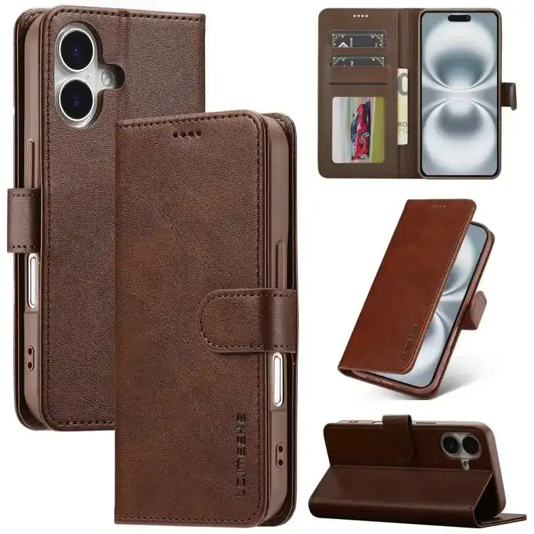 LC.IMEEKE Calf Texture Horizontal Flip Leather Case LC.IMEEKE