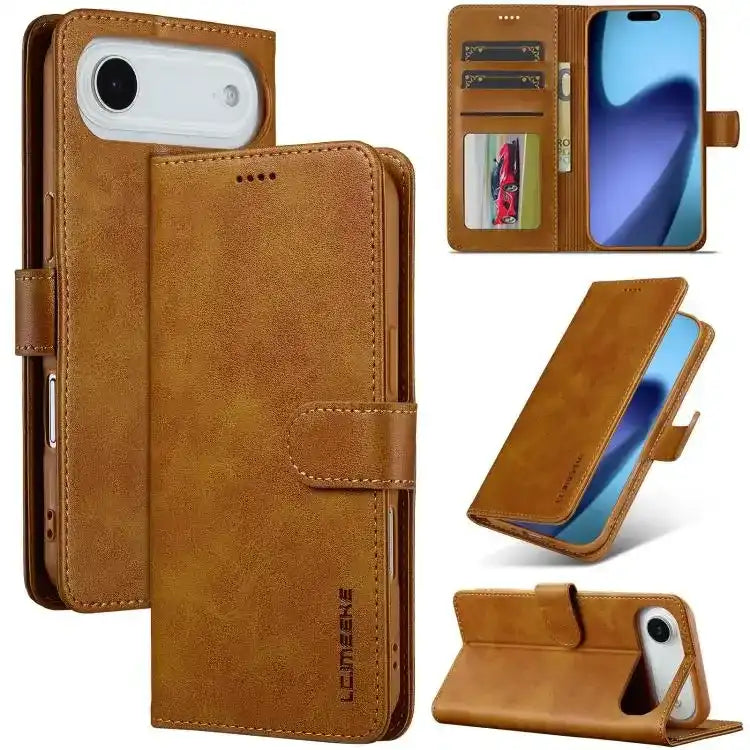 LC.IMEEKE Calf Texture Horizontal Flip Leather Case LC.IMEEKE