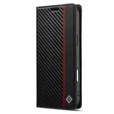 LC.IMEEKE Carbon Fiber Leather Phone Case LC.IMEEKE