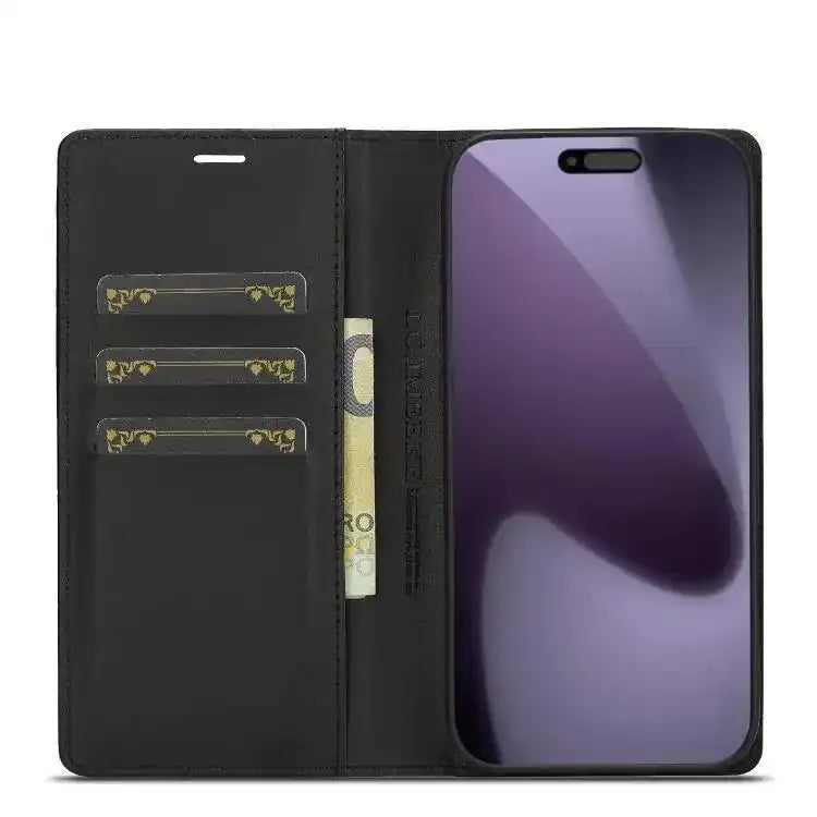 LC.IMEEKE Carbon Fiber Leather Phone Case LC.IMEEKE