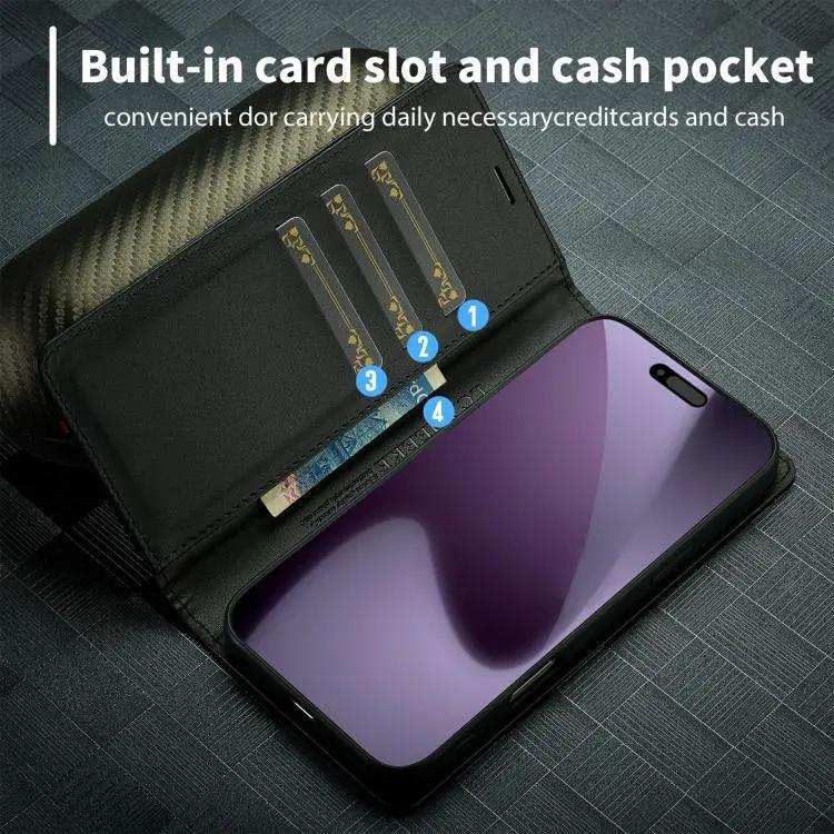 LC.IMEEKE Carbon Fiber Leather Phone Case LC.IMEEKE